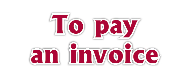 Pay an invoice